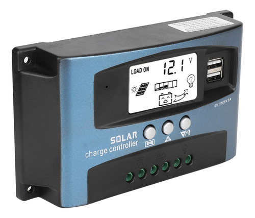 Carregador De Bateria Solar Mppt 100a Controlador De Carga D