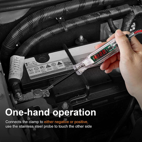 Testador De Circuito Automotivo De Led Digital Premium, Luz - Imagem 6