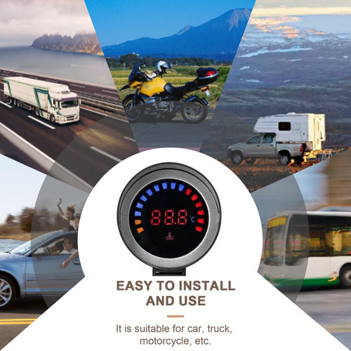 Instrumento Automotivo Led Truck Digital Gauge Display Motor - Imagem 4