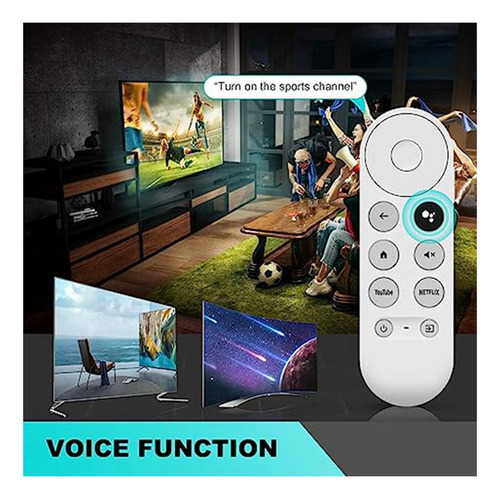 Controle Remoto G9n9n Voice Bluetooth Ir De Substituição Par - Imagem 5