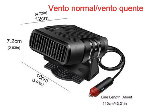 Mini Ar Condicionado Portátil Climatizador Quente E Frio 24v - Imagem 2