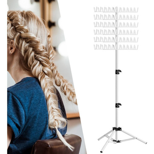 Rack De Cabelo Para Trança, Separador De Cabelo, Suporte - Imagem 11