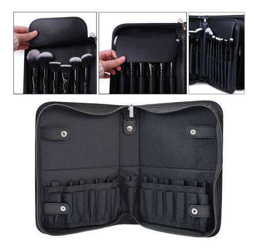 Bolsa Organizadora De Pincéis De Maquiagem Bolsa De Escova D - Imagem 2