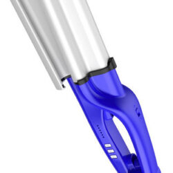 Ferro De Ondulação Egg Roll, Water Ripple Large Curler, Azul