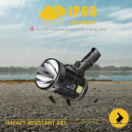 &quot Lanterna Led De Longo Alcance Holofote 2000 Metros+usb - Imagem 10