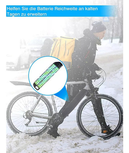 Capa De Proteção De Bateria De Bicicleta Elétrica, Proteção - Imagem 5