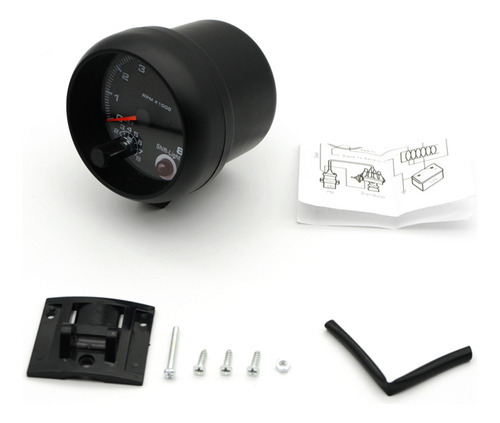 A Instrumento Automotivo Preto De 3,75 Rpm Car 0-8000 - Imagem 4
