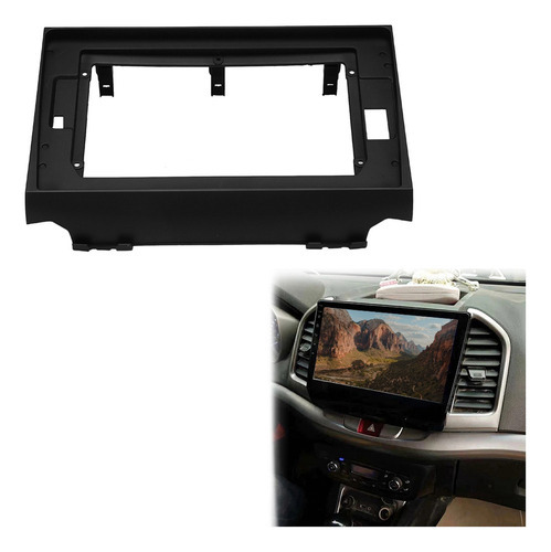 Placa Moldura Estéreo Dvd Fascia Para Rádio Automotivo 10 - Imagem 5