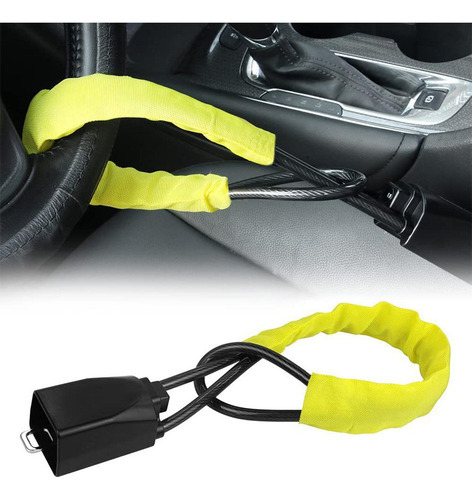Bloqueio De Volante De Carro Automotivo Amarelo - Imagem 12