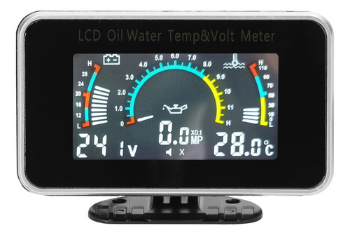 Instrumento Automotivo Lcd Car Temperature Truck 3 Em 1 Medi - Imagem 5