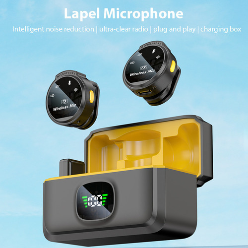 Microfone De Lapela Móvel Para Reprodução E Transmissão Ao V - Imagem 5