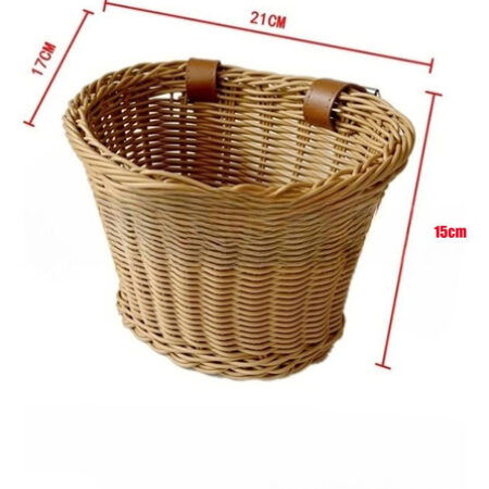 Cesta De Bicicleta De Estilo Retrô Cesta Frontal - Imagem 3