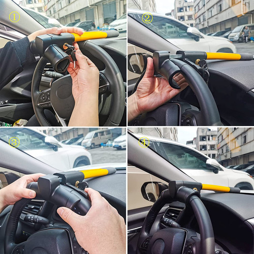 Braçadeira Anti-roubo Para Volantes Automotivos - Imagem 6