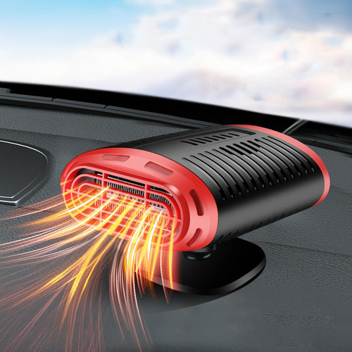 2 Em 1 Ventilador Aquecedor De Carro 120w 12v Preto Cinza - Imagem 9