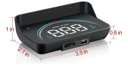 Projetor De Vidro Automotivo Velocímetro Digital Hud - Imagem 2