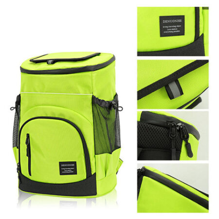 Mochila Cooler Isolada Leve Refrigerador De Cerveja Mochila - Imagem 8