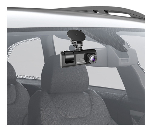 3 Lentes De Câmera Dvr De Carro Dash De 3 Canais Hd 1080 - Imagem 7