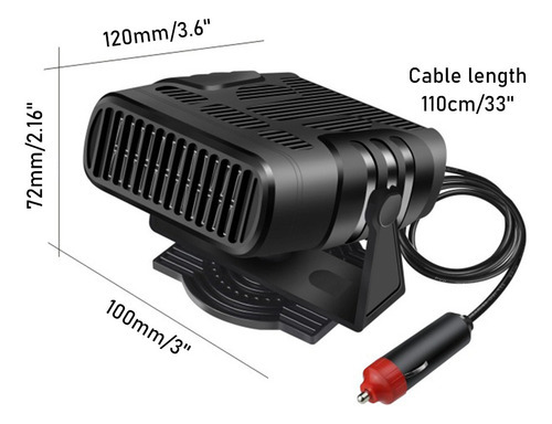 Desembaçador De Pára-brisa De 12 V, Aquecedor De Carro - Imagem 3