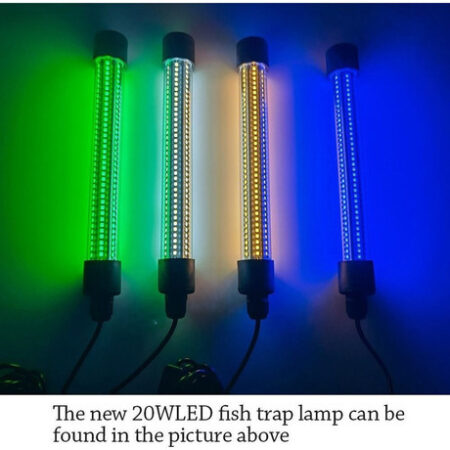 Luz De Pesca: Lâmpada De Armadilha Para Peixes Led, Submersi - Imagem 21