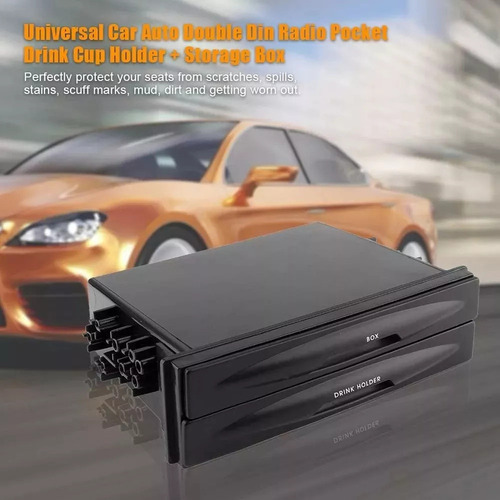 Suporte Universal Para Copos Bebidas Din Duplos Automotivos - Imagem 2