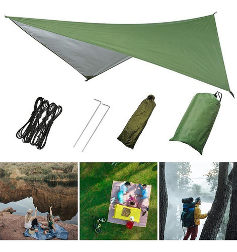 - Tenda Resistente Lona Rede Capa Chuva Fly Area 3.22cm² - Imagem 3