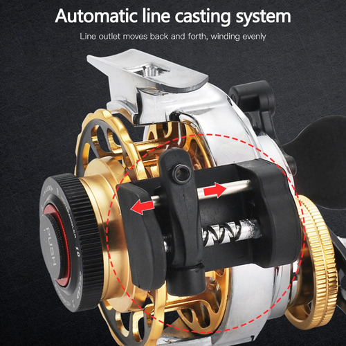 Espalhe Automático Do Fio 10+1 Bb Fly Fishing Reel Alumínio - Imagem 8