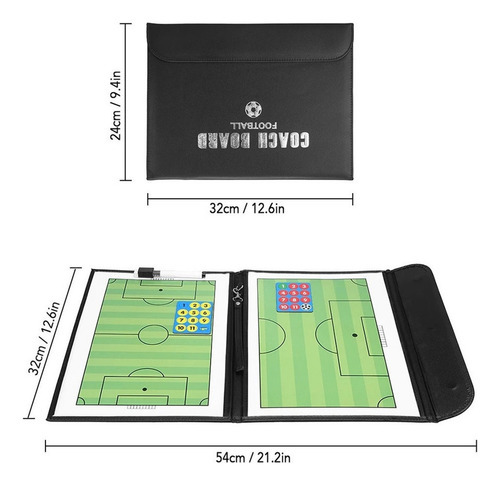 Pasta Dobrável De Táticas De Futebol - Imagem 2