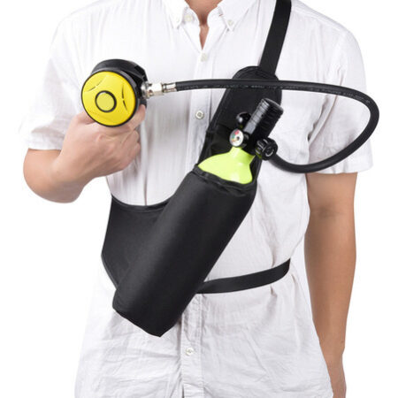 Smaco Preto Mergulho Material De Garrafa De Oxigênio Scuba D - Imagem 9