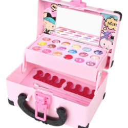 P Kit De Maquiagem Infantil Para Meninas, Lavável,