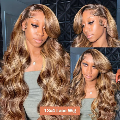 V Glueless #613 Peruca Loira Body Wave Beginner Friend - Imagem 21