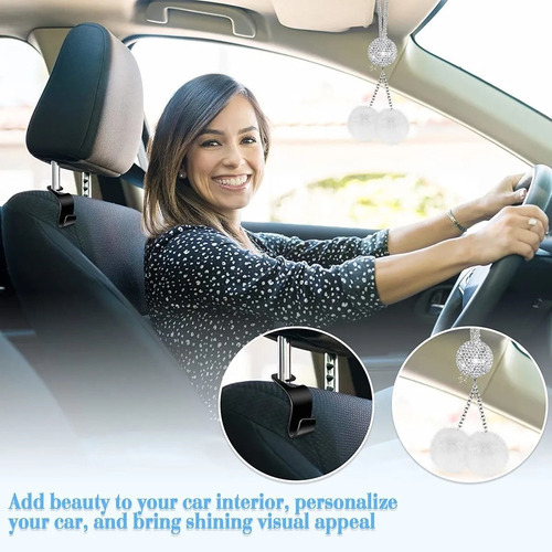 Conjunto De 11 Acessórios Automotivos Brilliant Diamond Para - Imagem 6
