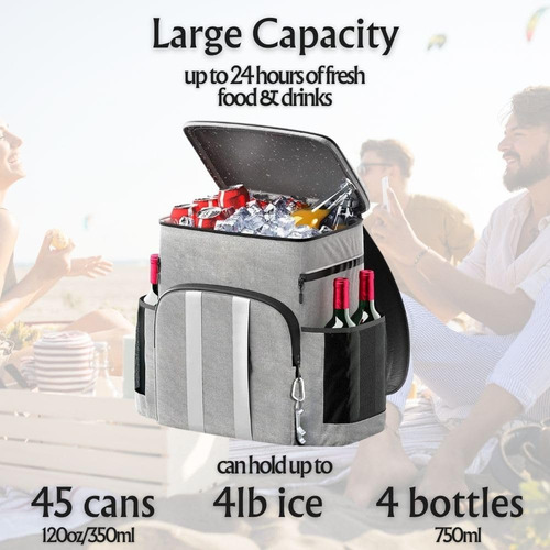 Mochila Térmica De 20 Litros, Refrigerador De Cerveja, Lanch - Imagem 5