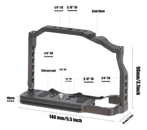 Câmera Jlwin Rabbit Cage Para Câmera Z30 Rabbit Cage Expansi - Imagem 8