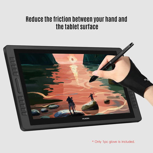 Huion Gl200 Dois Dedos Tamanho Livre Luva Desenho Artista Ta - Imagem 8
