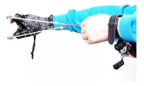 Kit Reel Fishing Sling Hunting Catapult Shooting Dart - Imagem 2