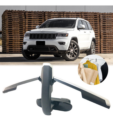 Cabide De Carro Multifuncional Acessório Automotivo Prata - Imagem 5