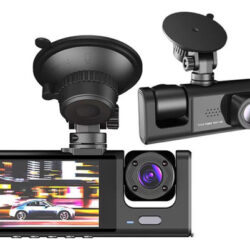 Câmera 1080p2 Dash Cam W Ir Night Vision, Tela De Loop 2ips