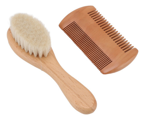 Y Escova De Cabelo Para Recém-nascidos Conjunto De Pente E - Imagem 5