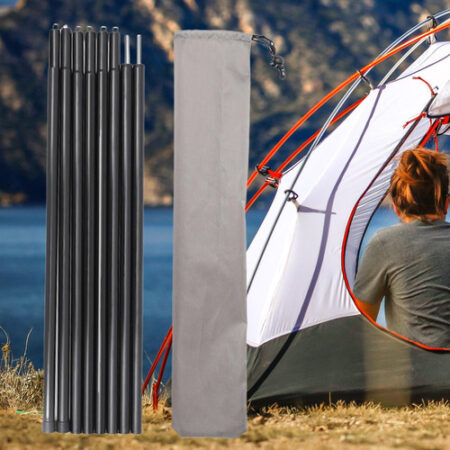 Vara De Suporte De Armação De Vara De Lona De Preto - Imagem 5
