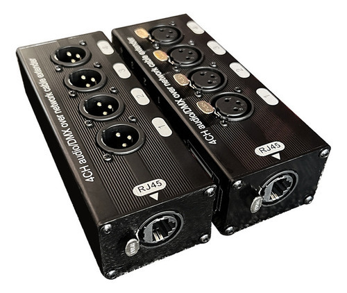 Extensor De Sinal De Rede De 4 Canais 4 Xlr Para Rj45 Extens - Imagem 2