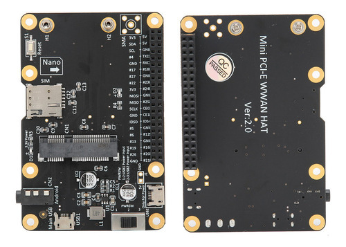 Chapéu Base 3g/4g Lte Para Computador De Módulo Raspberry Pi - Imagem 4