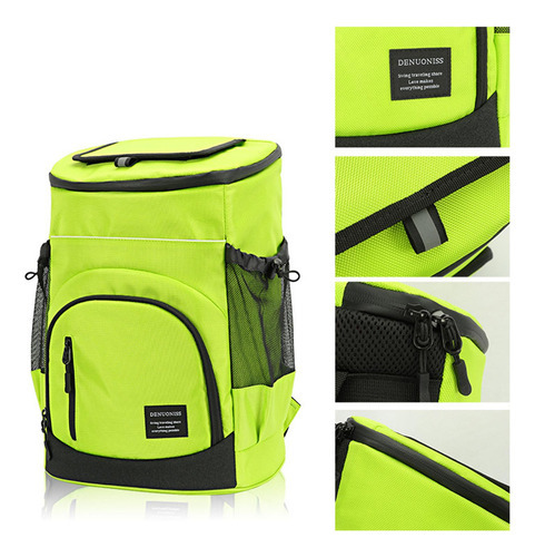 Mochila Cooler Isolada Leve Refrigerador De Cerveja Mochila - Imagem 7