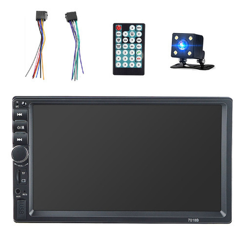 Gravador De Rádio Automotivo Universal De 7 Polegadas E 2 Di