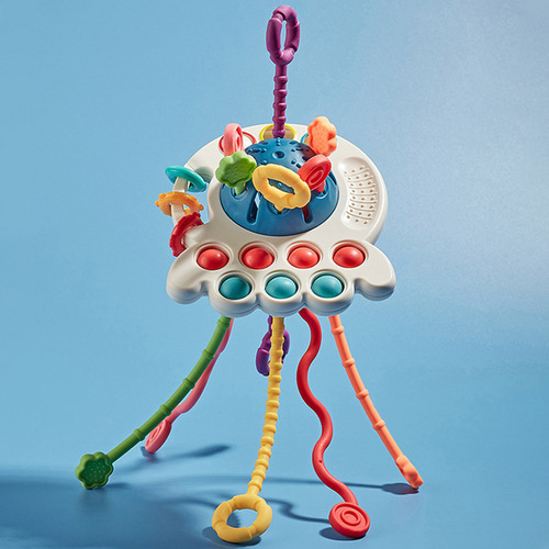 I P(r) Brinquedo De Chocalho Sensorial Em Forma De Polvo - Imagem 3