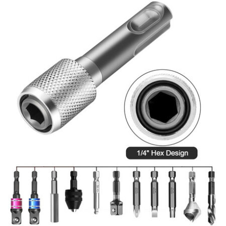 5 Unidades De Adaptador Sds- Drill Chuck, Adaptador Sds Bit - Imagem 6