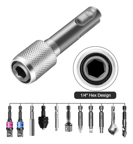 5 Unidades De Adaptador Sds- Drill Chuck, Adaptador Sds Bit - Imagem 6