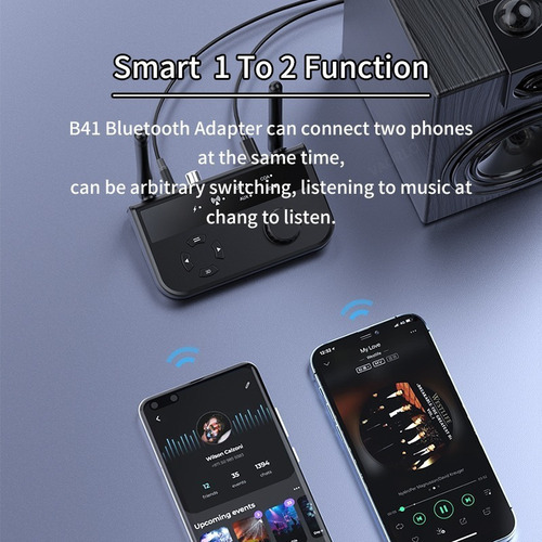 . Adaptador Coaxial Óptico Do Receptor De Áudio Bluetooth - Imagem 7