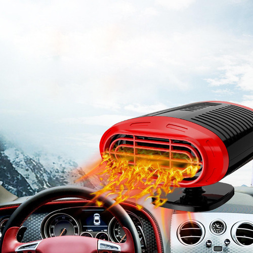 2 Em 1 Aquecedor De Carro 120w Para 12v Preto Cinza - Imagem 7