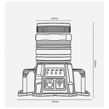 Lanterna De Cabeca Prova Dagua Farol De Cabeça Potente Forte - Imagem 10