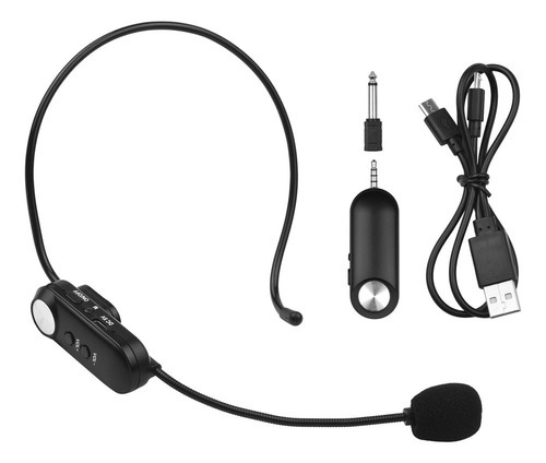 Fone De Ouvido Andoer Microfone Sem Fio Multiuso Uhf Wireles